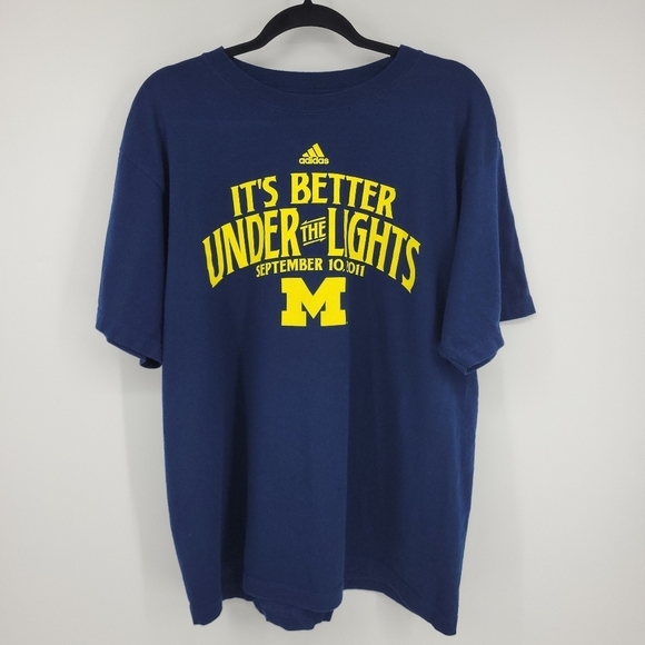 Adidas Men's Michigan Wolverine Football Better Under the Lights Size XL - Picture 3 of 8